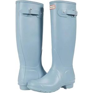 Hunter Rain-boots Light Blue Matte Tall